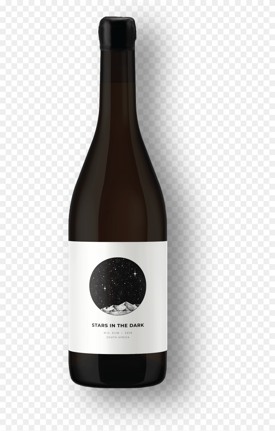 Stars In The Dark By Minimalist Wines Glass Bottle, Alcohol, Beer, Beverage, Liquor Png Image