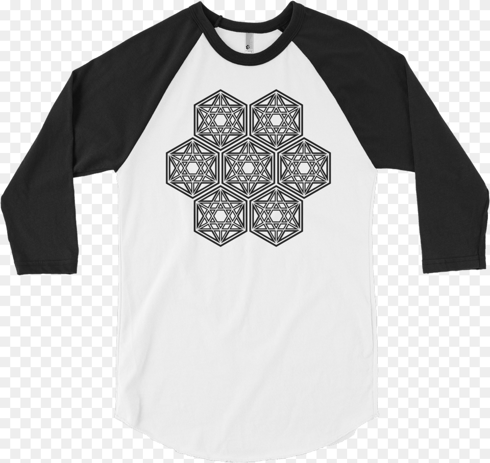 Stars Mockup Whiteblack, T-shirt, Sleeve, Clothing, Shirt Free Png