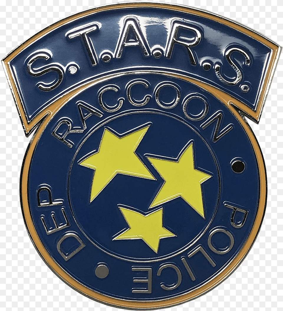 Stars Racoon Police Dep Resident Evil Emblem, Badge, Logo, Symbol, Mailbox Free Png Download