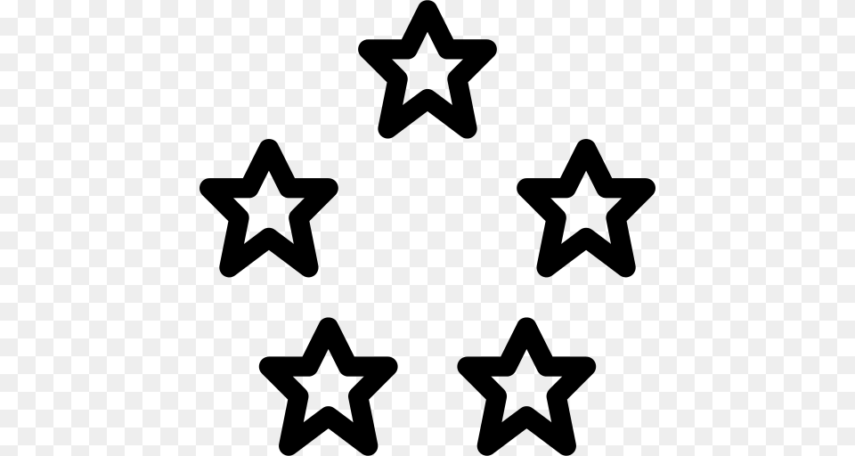 Stars Rate Icon, Gray Free Png Download