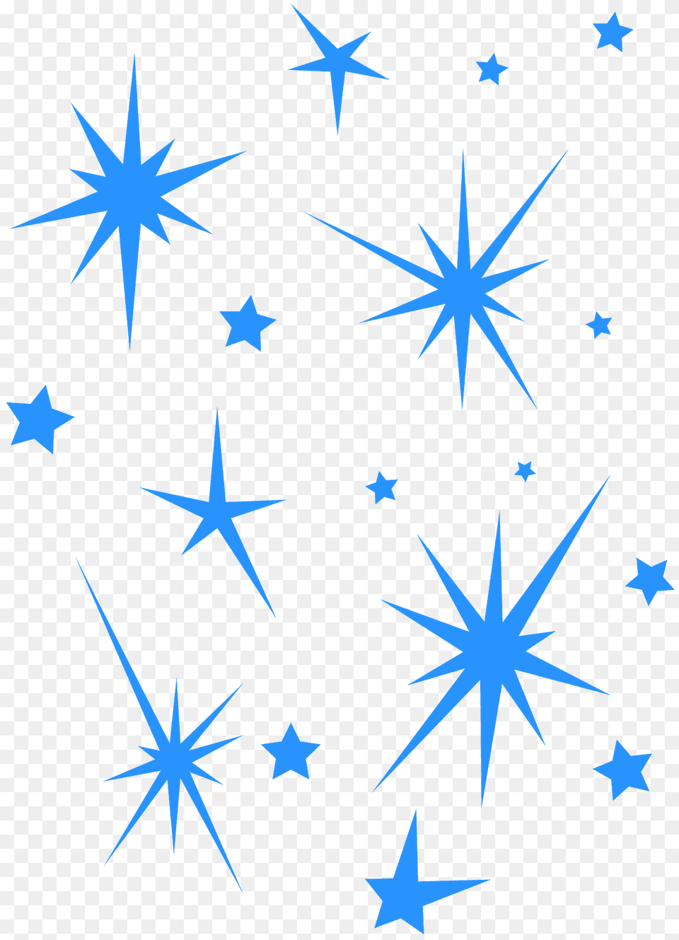 Stars Silhouette, Nature, Outdoors, Night, Pattern Free Png Download