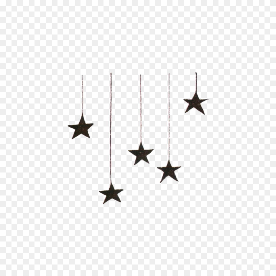 Stars Star Black Tumblr Sticker Photography, Accessories, Earring, Jewelry, Star Symbol Free Transparent Png