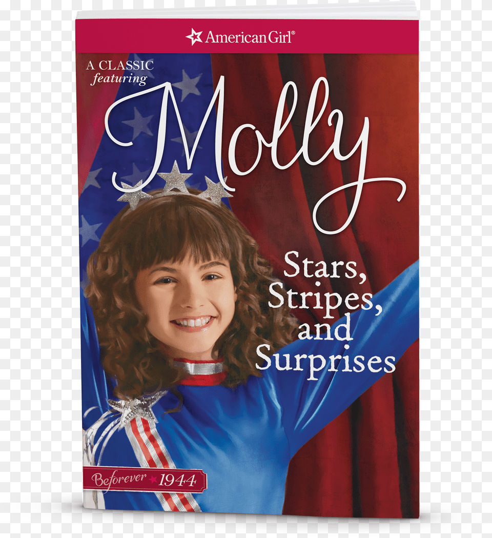 Stars Stripes And Surprises Stars Stripes And Surprises A Molly Classic 2 Book, Publication, Child, Female, Girl Free Png