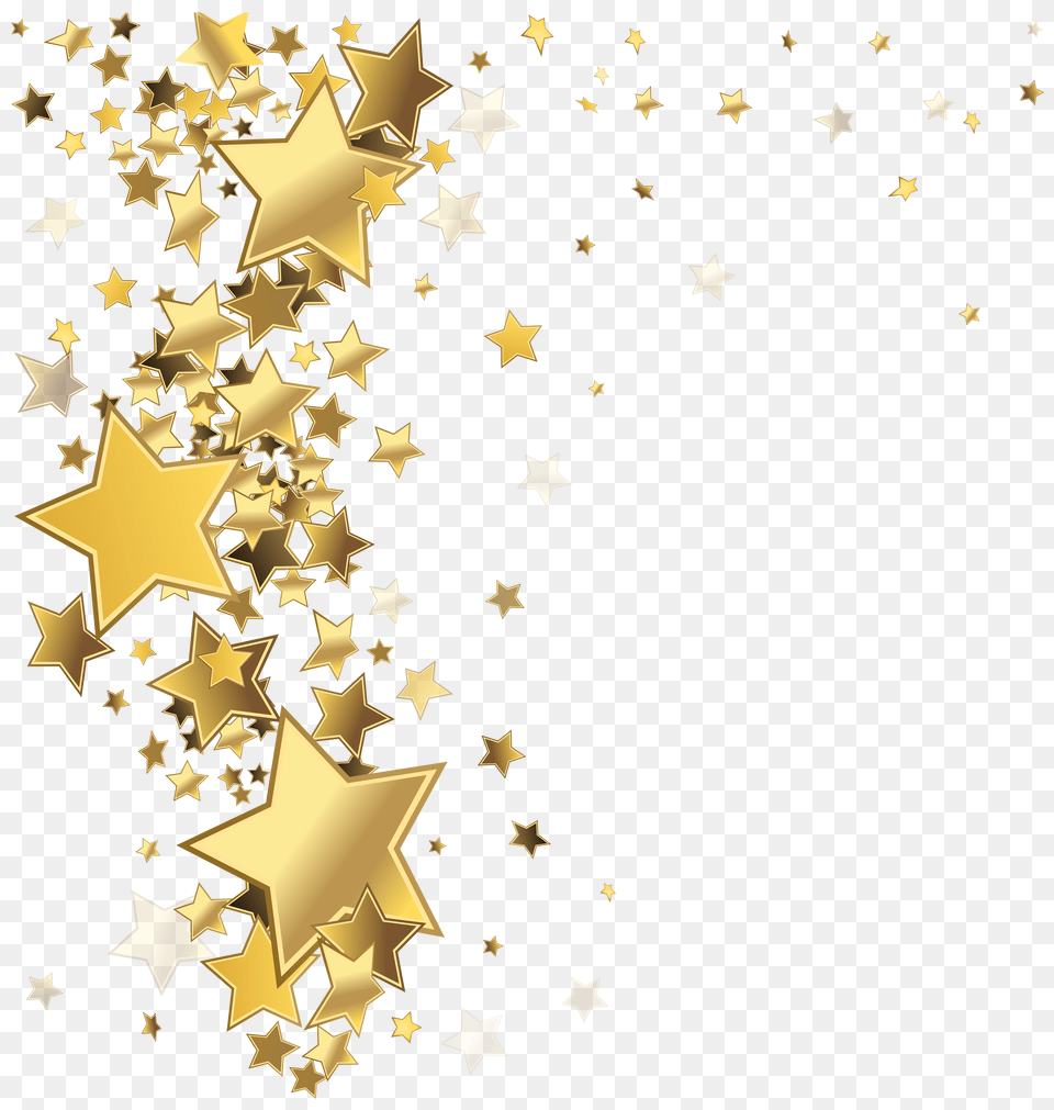 Stars Transparent Border Decorative Transparent Background Stars Clipart Png