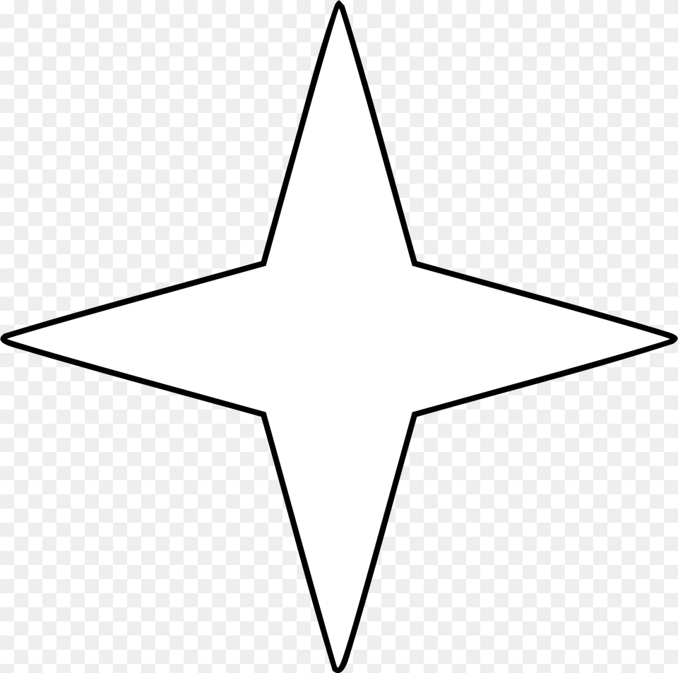 Stars Vector Picture Four Point Star, Star Symbol, Symbol, Cross Free Transparent Png