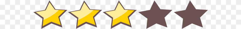 Stars Voting 3 Stars 3 Out Of 5 Stars Rating, Symbol, Star Symbol, Weapon Free Png