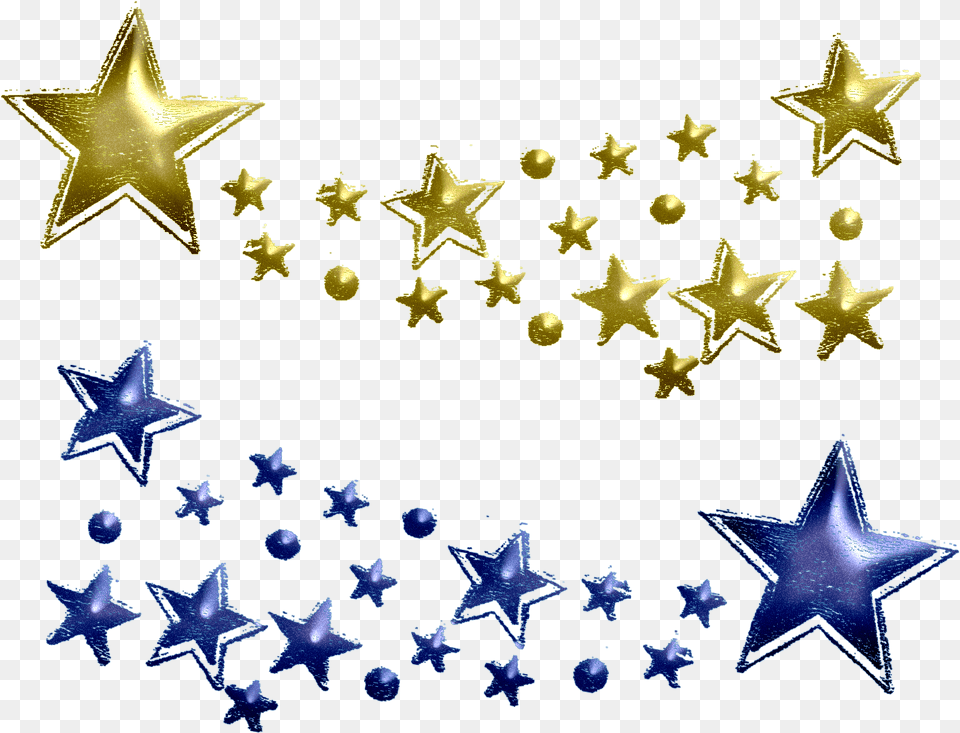 Stars Zvezdochki Na Prozrachnom Fone, Star Symbol, Symbol, Animal, Fish Free Png Download