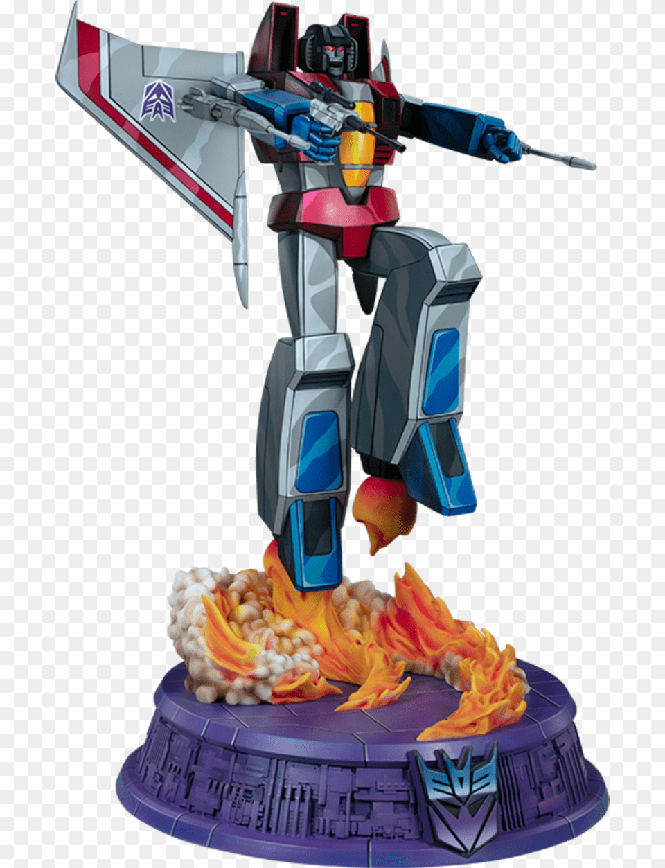 Starscream G1 Statue, Toy Free Png