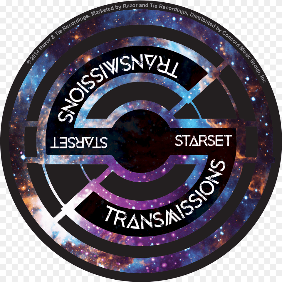 Starset Cd And Concert Poster Design Fan Rendition Circle, Disk Free Png