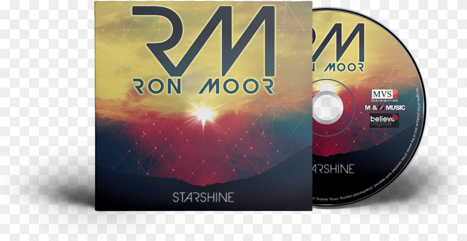 Starshine Album Cd Ron Moor Official Store Multimedia Software, Disk, Dvd Png