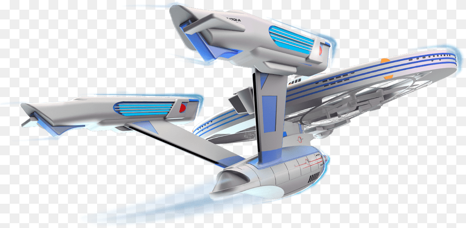 Starship Enterprise Starship Enterprise Transparent, Aircraft, Airplane, Transportation, Vehicle Free Png Download