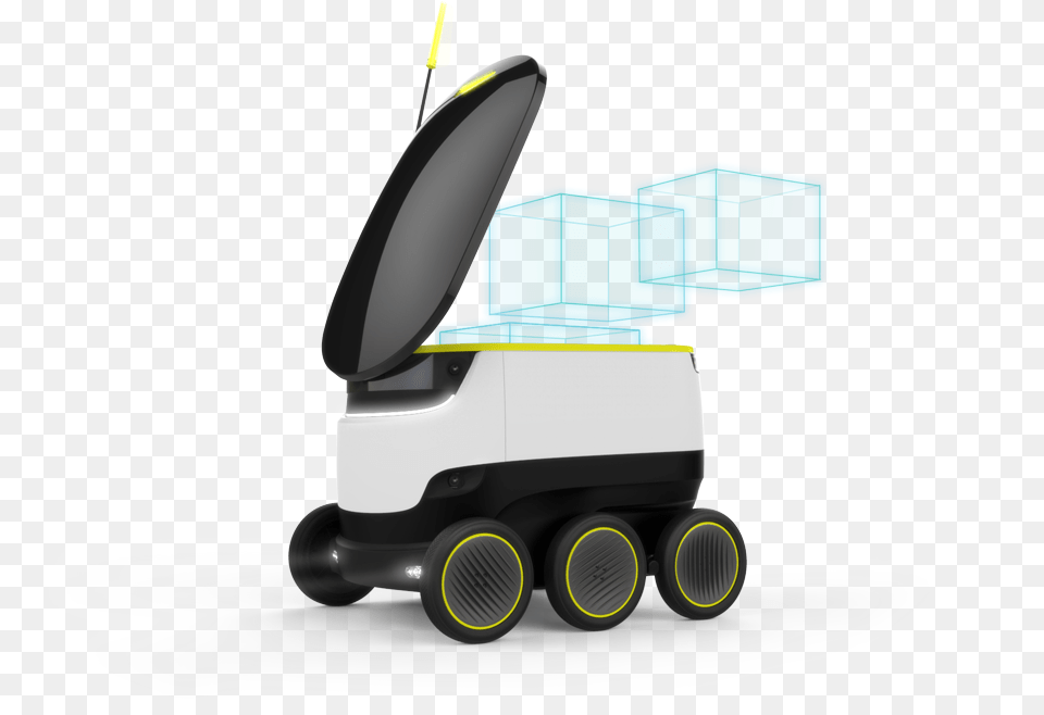 Starship Technologies Self Driving Delivery Robot, Device, Grass, Lawn, Lawn Mower Free Png