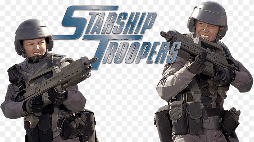 Starship Troopers Starship Troopers, Weapon, Gun, Swat Team, Person Free Png Download