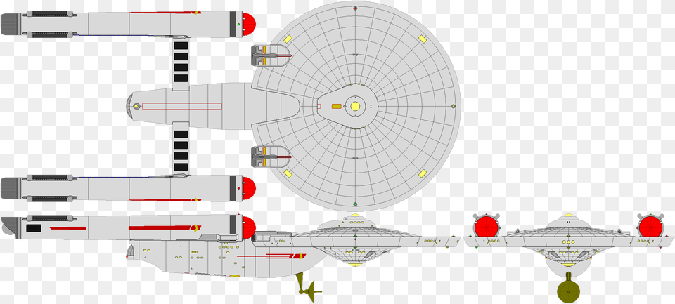 Starship Uss Defiant, Cad Diagram, Diagram Png
