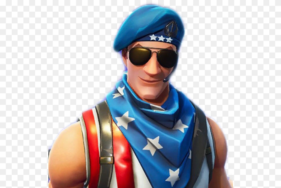 Starspangledtrooper Star Spangled Trooper 4th Of July Star Spangled Trooper Fortnite, Accessories, Sunglasses, Clothing, Costume Free Png Download