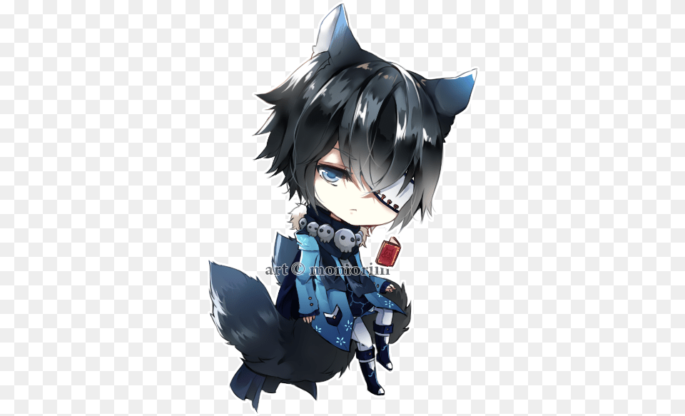 Starsuchi By Momoriin Cute Wolf Boy Anime Full Size, Book, Comics, Publication, Baby Free Png