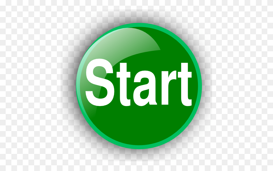 Start Button Clip Art, Green, Logo, Symbol Free Png Download