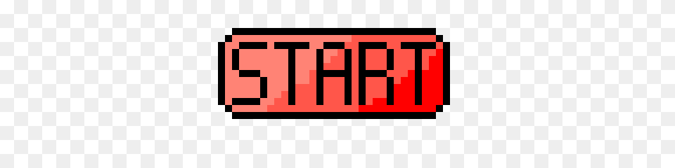 Start Button Red Pixel Art Maker, Scoreboard, Text Png Image