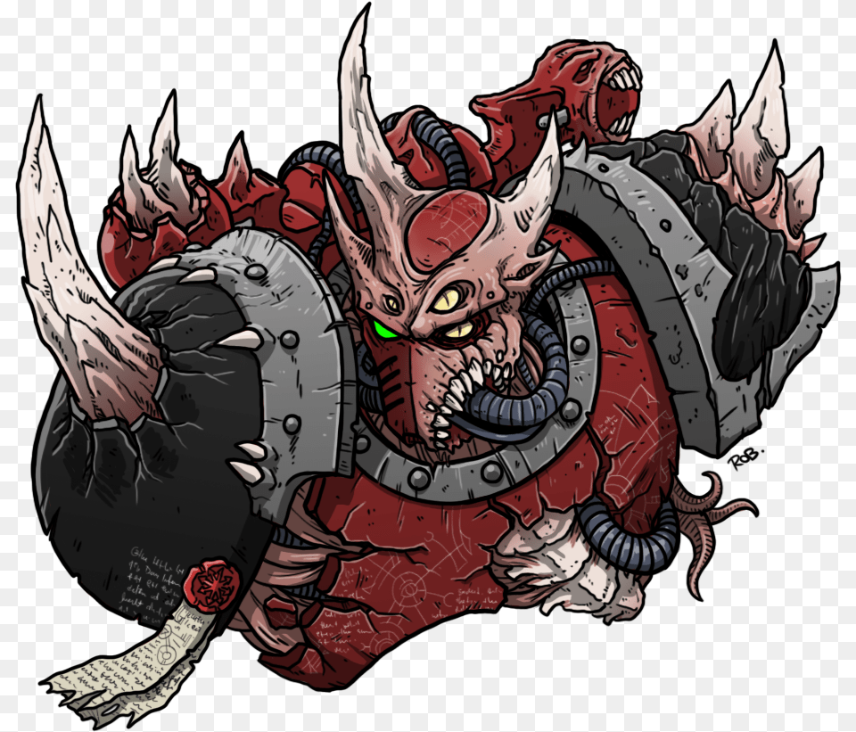 Start Competing Word Bearers Tactics Laptrinhx News Demon, Dragon, Baby, Person, Face Free Transparent Png
