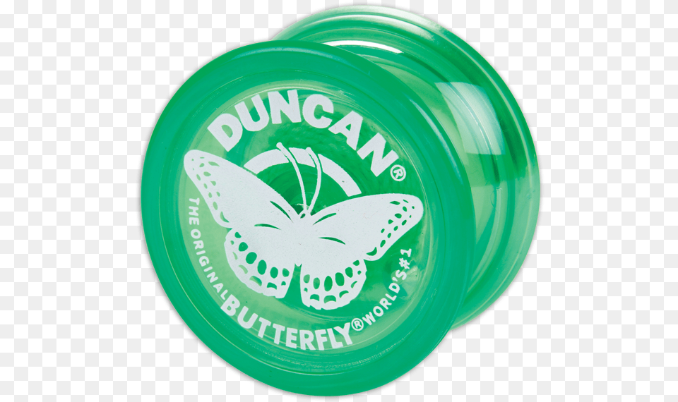 Start Green Duncan Butterfly Yoyo, Frisbee, Toy, Plate Png
