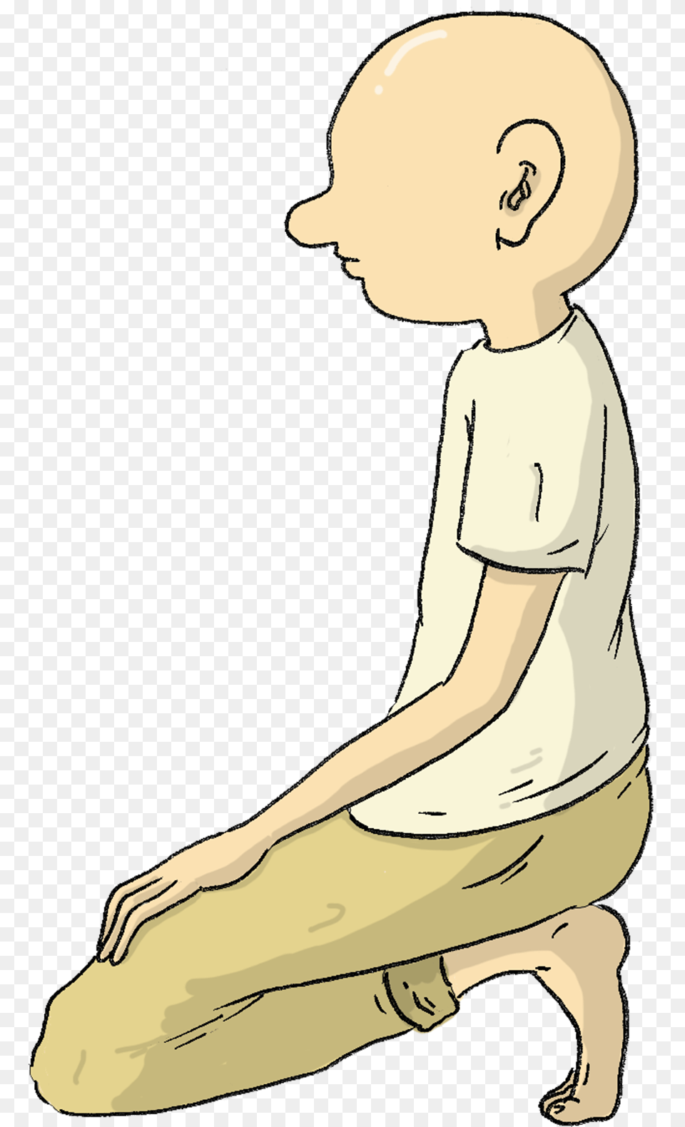 Start On Your Hands And Knees Sit On Your Knees, Kneeling, Person, Head, Face Free Transparent Png