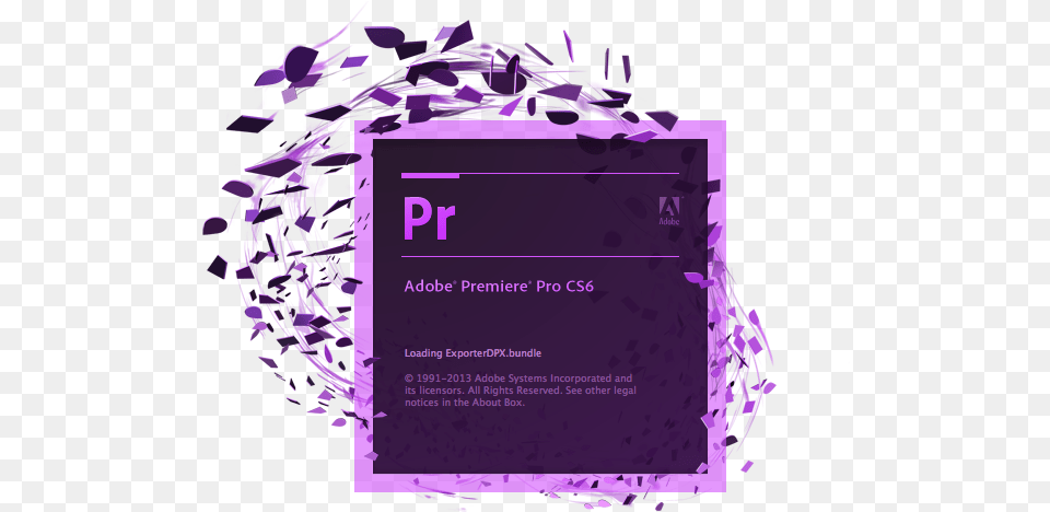 Start Screensrc Imagespicture Adobe Premiere Pro Cs6, Advertisement, Poster, Purple, Text Png