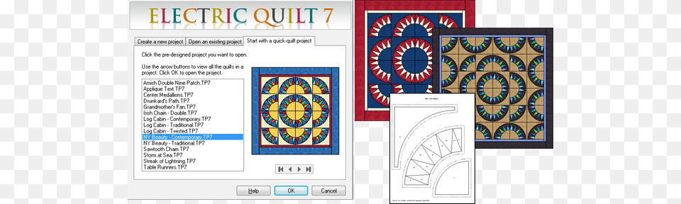 Start With A Quick Quilt Eq5 Quilt Design, Game, Darts Free Png Download