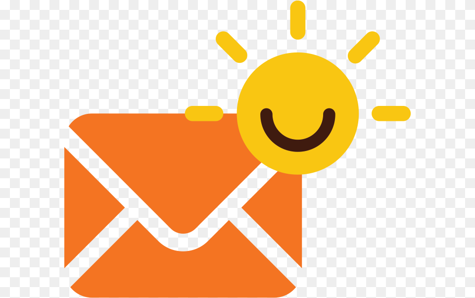 Start Your Day With A Smile Envelope Vector, Mail Free Png Download
