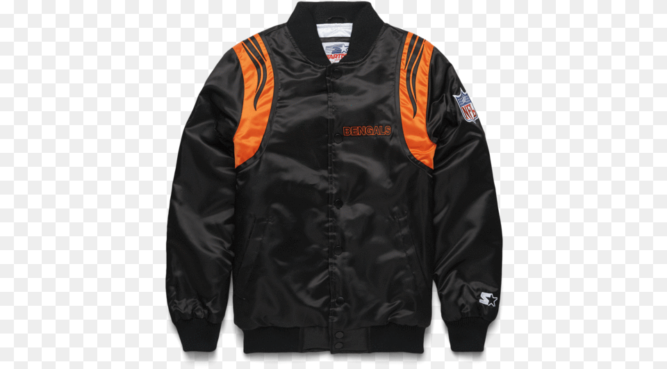 Starter Bengals Jacket, Clothing, Coat Free Transparent Png