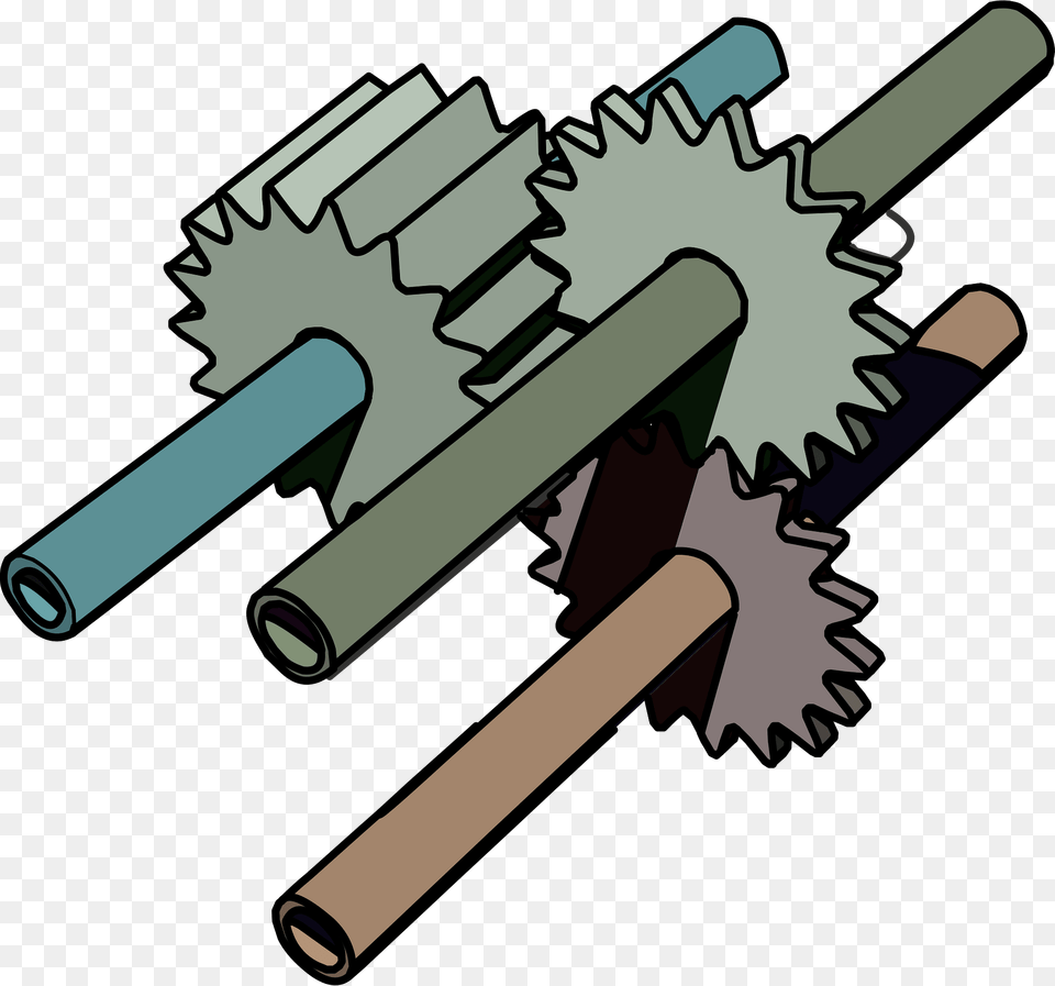 Starter Gears With Rods Clipart, Machine, Dynamite, Weapon, Gear Free Png