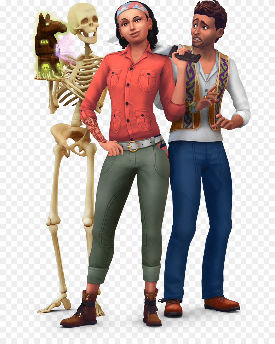 Starting With The Cas Review For The Sims 4 Jungle Sims 4 Jungle Adventure, Clothing, Pants, Adult, Person Free Png Download