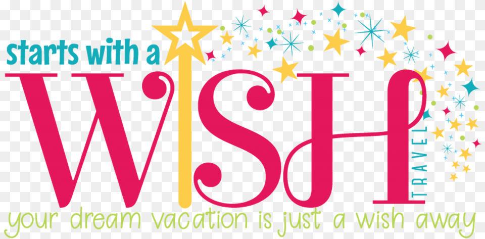 Starts With A Wish Travel Graphic Design, Symbol, Text, Dynamite, Weapon Free Png Download