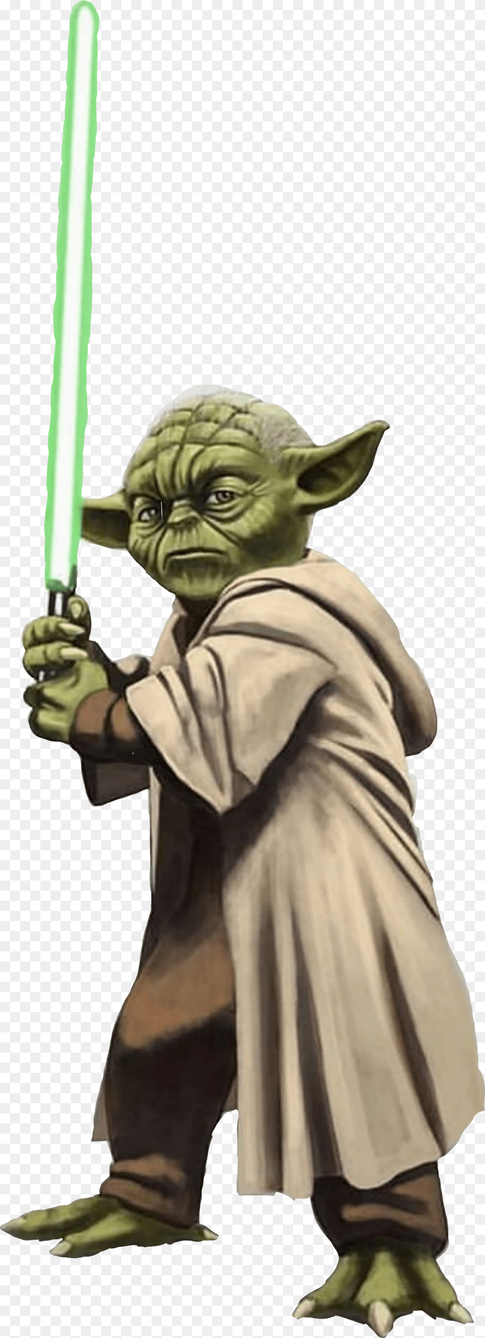 Starwars Jediknight Master Yoda Lightsaber Yoda, Adult, Female, Person, Woman Png