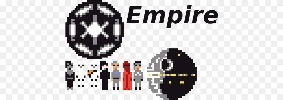 Starwars Pixel Art Star Wars Empire Pixel, Scoreboard, Qr Code Png