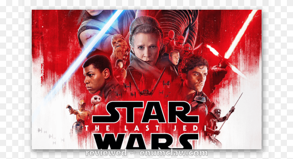 Starwars The Last Jedi Poster, Advertisement, Person, Adult, Male Free Transparent Png