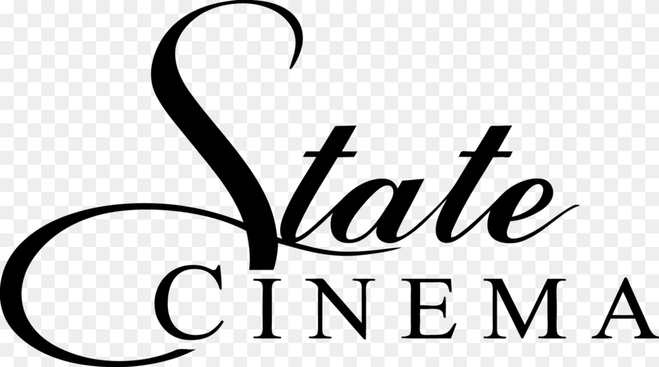 State Cinema Logo, Gray Png