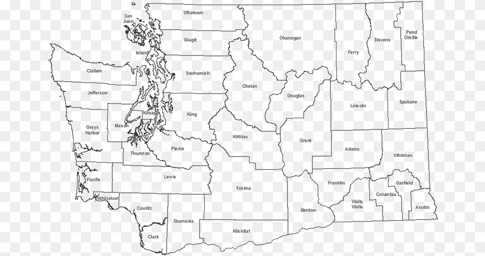 State Committee Printable Map Of Washington State Counties, Chart, Plot, Diagram, Atlas Png