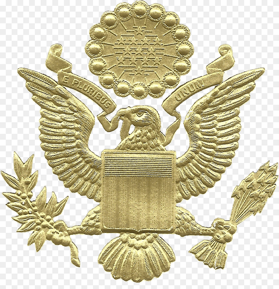 State Department Gold Seal, Badge, Logo, Symbol, Emblem Png