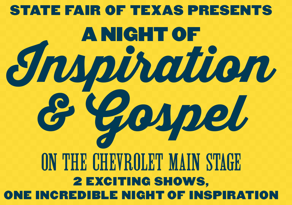 State Fair Of Texas Features Grammy Award Winning Artist State Fair Gospel Night, Advertisement, Poster, Text Free Transparent Png
