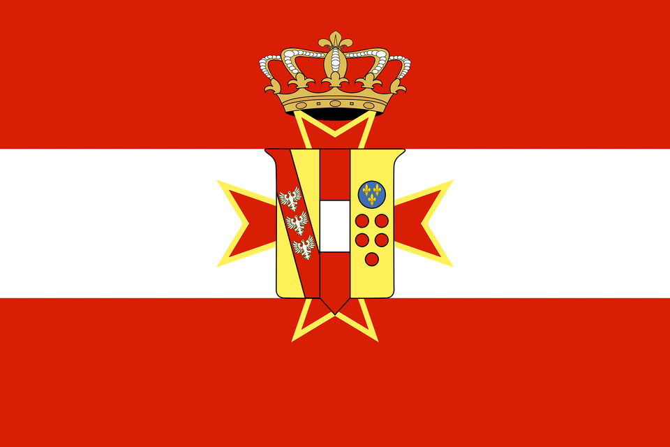 State Flag Simple Of The Grand Duchy Of Tuscany Clipart, Accessories, Crown, Jewelry, Dynamite Free Png Download