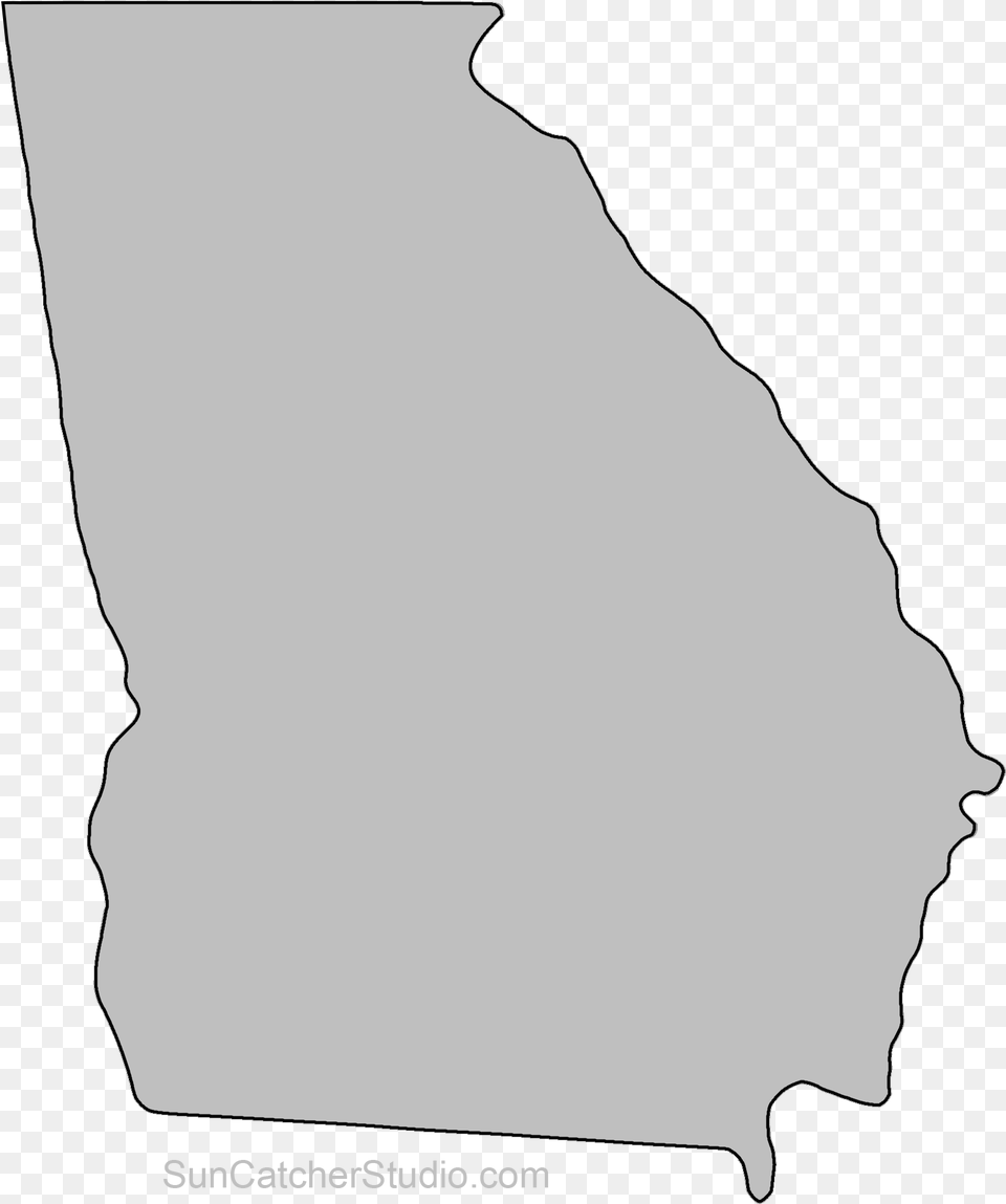 State Georgia Map, Silhouette, Adult, Bride, Female Free Png Download