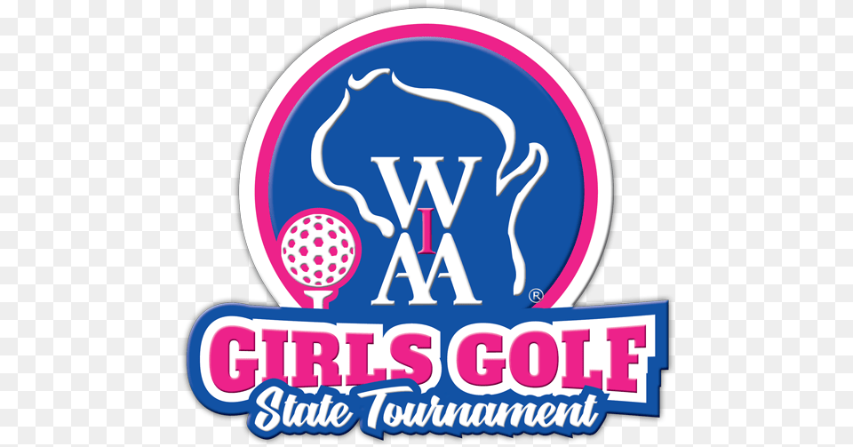 State Girls Golf Championships Preview Wiaa, Sticker, Logo, Advertisement Free Png