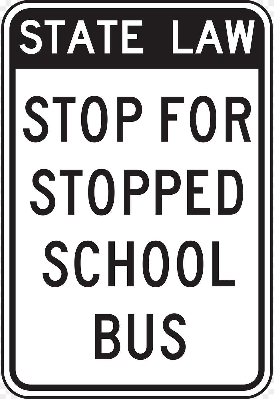 State Law Stop For Stopped School Bus New York Clipart, Text, Symbol, Scoreboard, Bus Stop Free Transparent Png