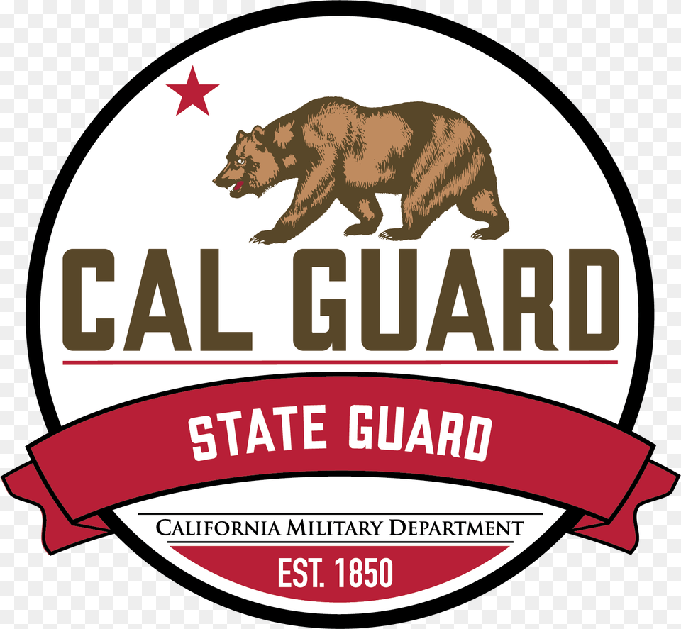 State Military Reserve Symbol Cal Guard California Military Department, Animal, Bear, Mammal, Wildlife Png