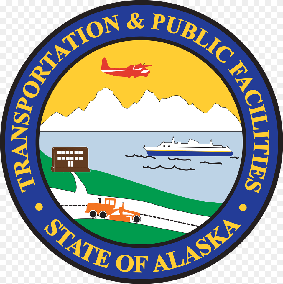 State Of Alaska Dot, Badge, Logo, Symbol Free Transparent Png
