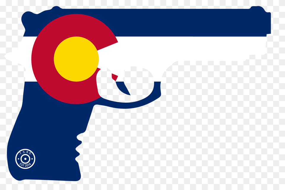 State Of Colorado Gun Window Decal Amendment Sticker, Logo Free Png Download