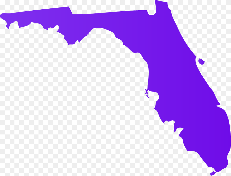 State Of Florida Florida Flag Inside State, Chart, Plot, Land, Nature Png