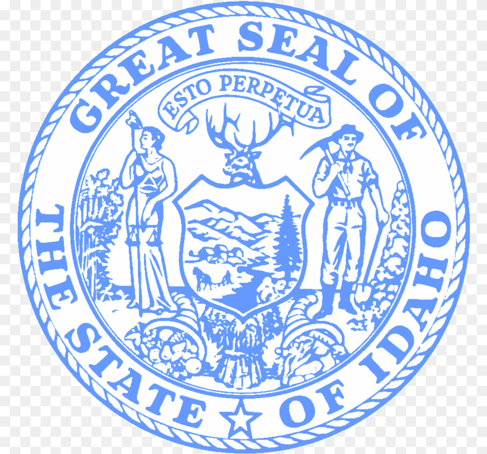 State Of Idaho Webmaster Resources Idaho State Seal, Badge, Symbol, Logo, Emblem Free Png