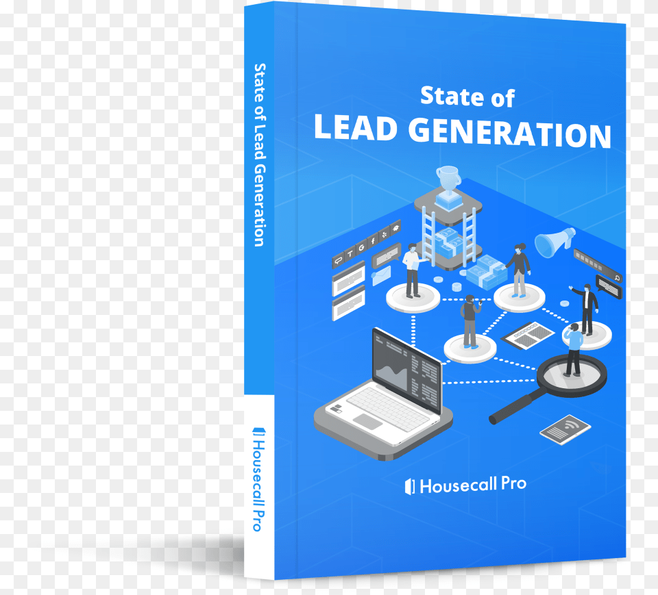 State Of Lead Generation Report Ebook Cover Photo Graphic Design, Computer, Electronics, Laptop, Pc Free Png Download