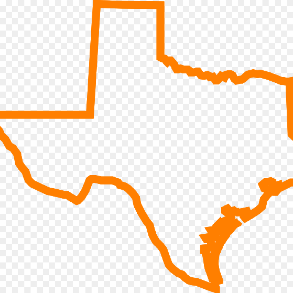 State Of Texas Outline Clip Art Clipart Chart, Plot, Map, Outdoors Free Png Download